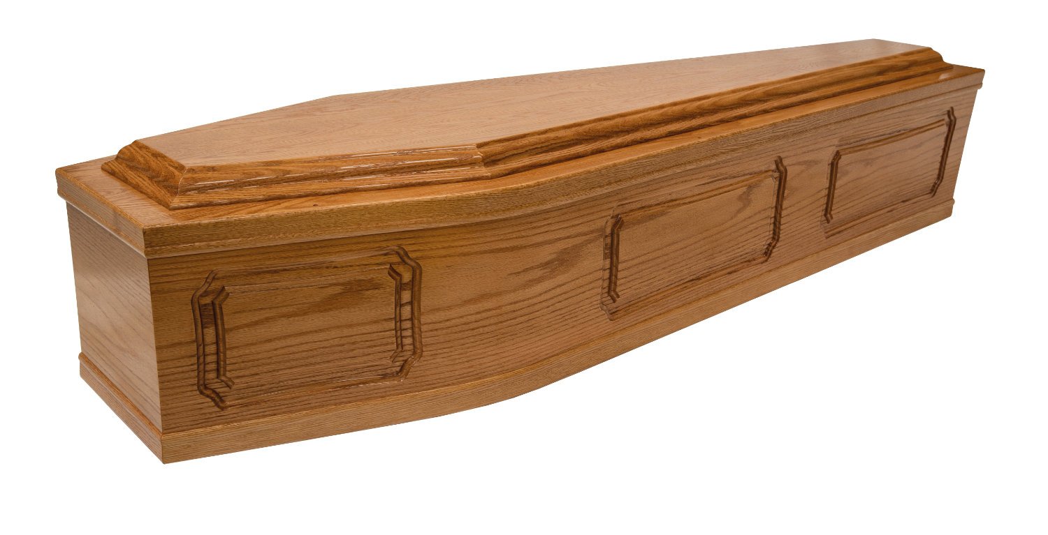 Carlung rasied lid coffin